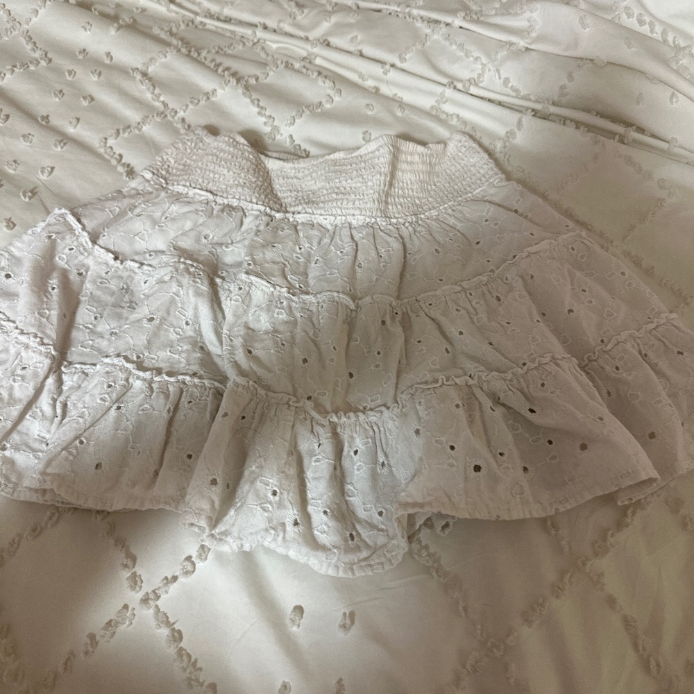 White skirt